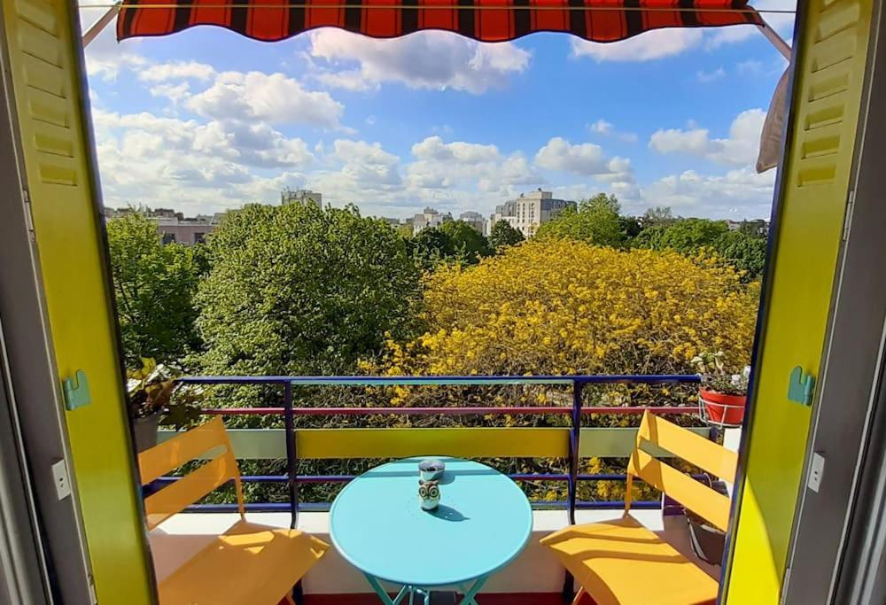 Canopee, Paisible, Chaleureux, Lumineux, Balcon Paris Extérieur photo