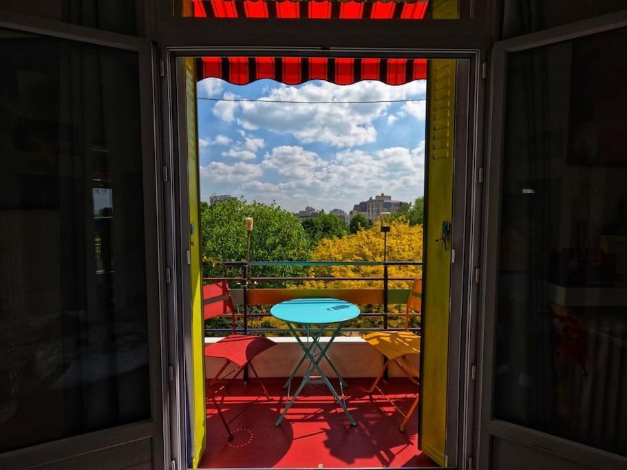 Canopee, Paisible, Chaleureux, Lumineux, Balcon Paris Extérieur photo