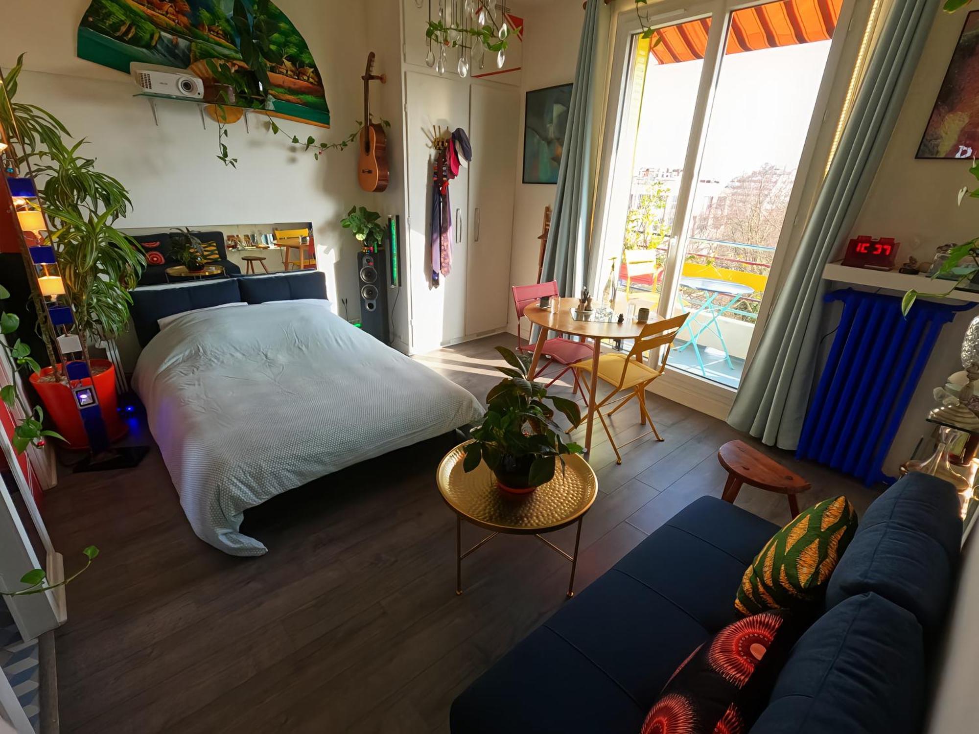 Canopee, Paisible, Chaleureux, Lumineux, Balcon Paris Extérieur photo